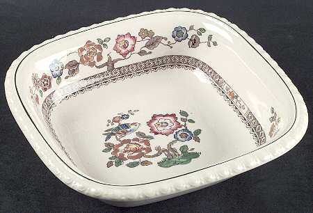 Nanking (Smooth) 8" Square Vegetable Bowl