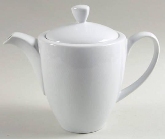 Spirit White Coffee Pot & Lid