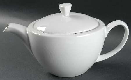 Spirit White Teapot & Lid