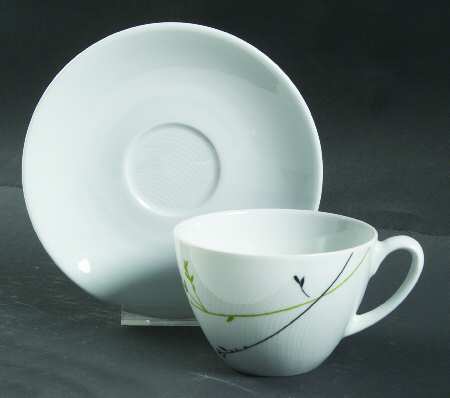 Zen Flat Cup & Saucer Set