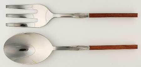New Wave New Wave Caffe (2 Piece) Salad Set with Stainless Bowl