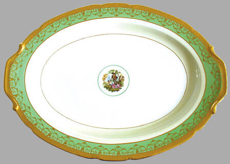 VIT203 17" Oval Serving Platter