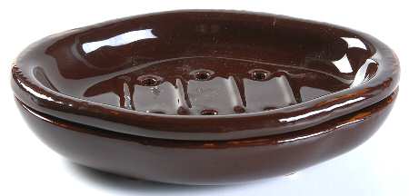 Cioccolatta 2-Piece Soap Dish (Bowl and Strainer)