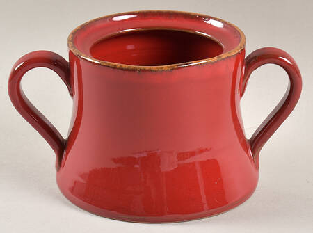 Rosso Vecchio Sugar Bowl No Lid
