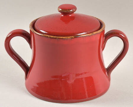 Rosso Vecchio Sugar Bowl & Lid