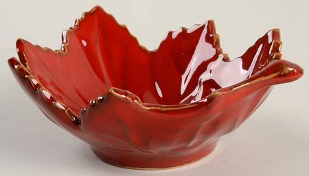 Rosso Vecchio 6" Leaf Dish