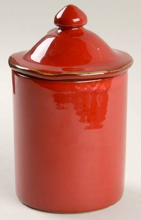 Rosso Vecchio Small Canister & Lid