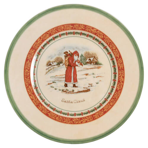 Festive Memories (Winter Scenes) Salad/Dessert Plate