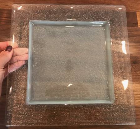Nubo Square Glassware Dinner Plate