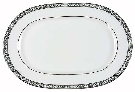 Eloise 13" Oval Serving Platter by Villeroy & Boch
