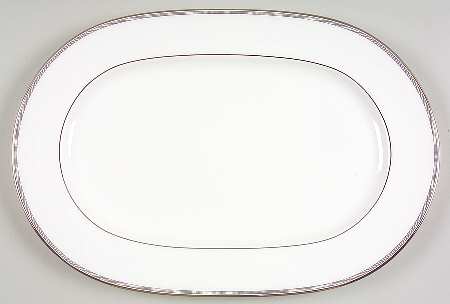 Estelle Platinum 13" Oval Serving Platter