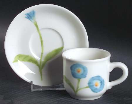 Mademoiselle Flat Demitasse Cup & Saucer Set