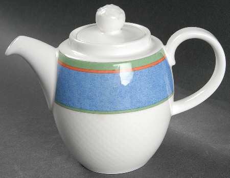 Tipo Viva Blue Individual Coffee Pot & Lid