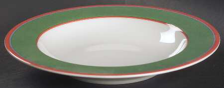 Tipo Viva Green Large Rim Soup Bowl