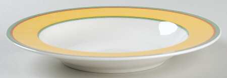 Tipo Viva Yellow Large Rim Soup Bowl