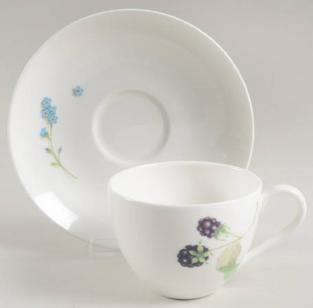 Wildberries Flat Cup & Saucer Set