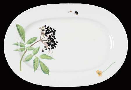 Wildberries 13" Oval Serving Platter