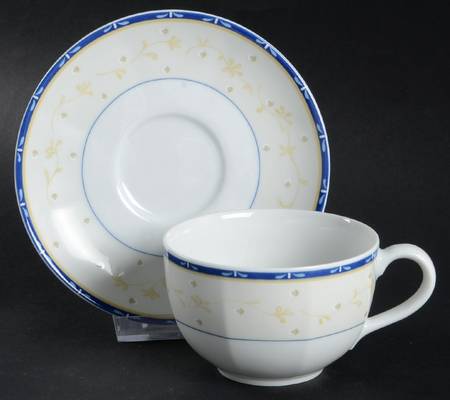 Tagus Flat Cup & Saucer Set