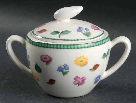Spring Sugar Bowl & Lid