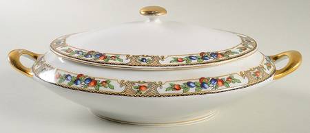 VIT413 Oval Covered Vegetable