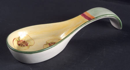 French Country (Earthenware) Spoon Rest/Holder (Holds 1 Spoon)