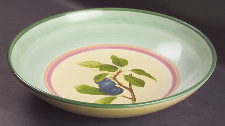 French Country (Earthenware) Round Shallow Bowl