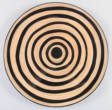 Moda (Black & Brown) 16" Chop Plate (Round Platter)