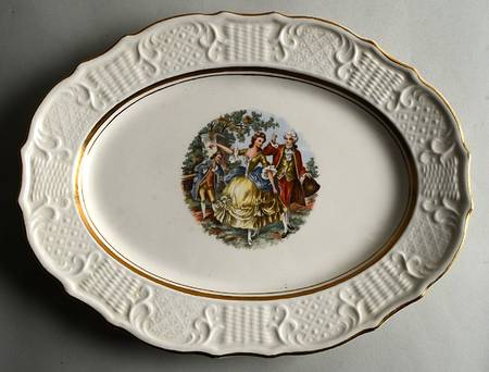 VOG79 13" Oval Serving Platter
