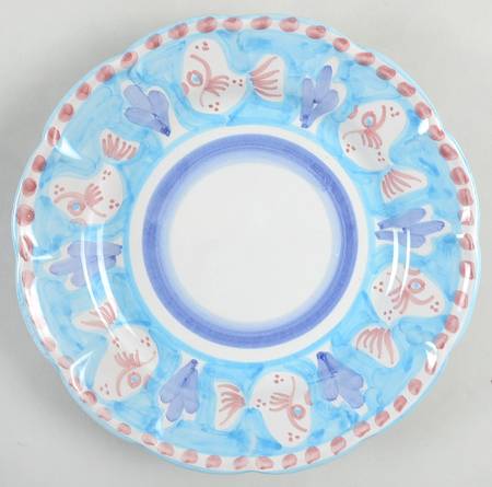 Campagna Fish Light Blue (Pesce) Salad Plate