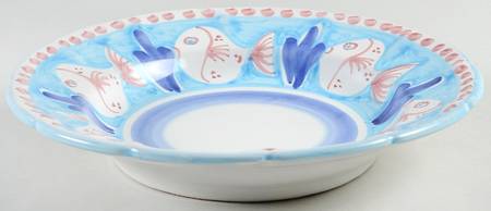 Campagna Fish Light Blue (Pesce) 9" Soup/Pasta Bowl
