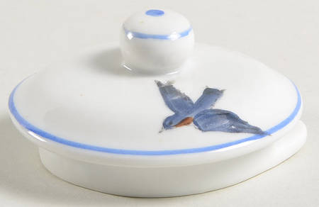 Blue Bird Lid for Mini Teapot