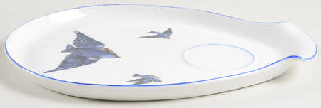 Blue Bird Snack Plate