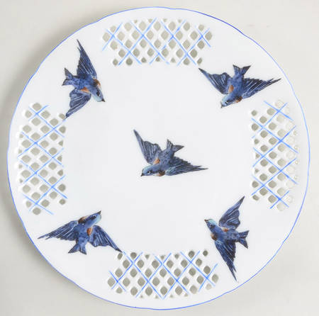 Blue Bird Cookie Plate