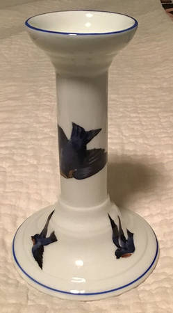 Blue Bird 5" Candlestick