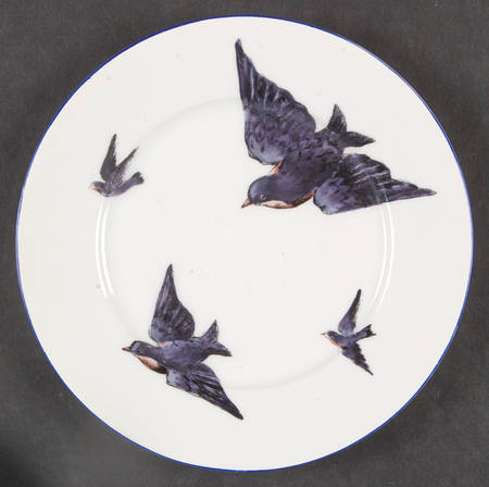 Blue Bird Salad Plate