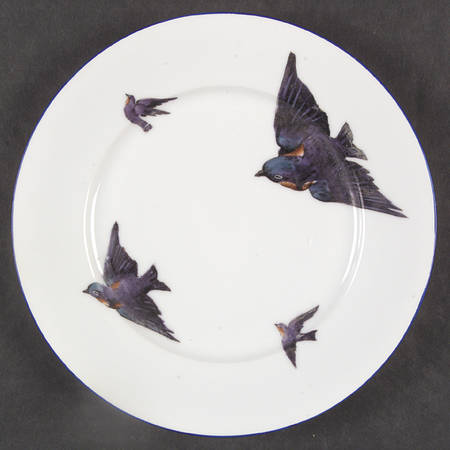 Blue Bird Luncheon Plate