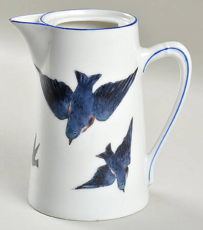 Blue Bird Mini Coffee Pot No Lid