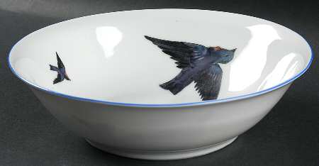 Blue Bird 9" Round Vegetable Bowl