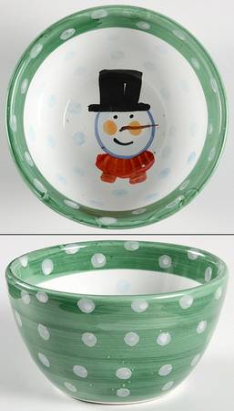 Snowman Coupe Cereal Bowl