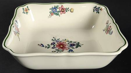 Alt Strasburg (Trim On Edge) 8" Square Vegetable Bowl