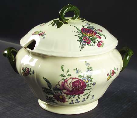 Alt Strasburg (Trim On Edge) Tureen &  Lid