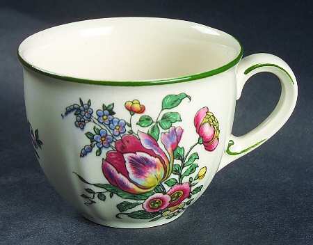 Alt Strasburg (Trim On Edge) Flat Demitasse Cup