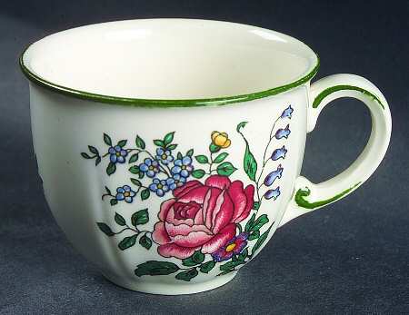 Alt Strasburg (Trim On Edge) Flat Demitasse Cup