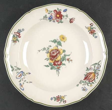 Alt Strasburg (Trim On Edge) Deep Round Platter