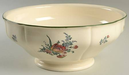 Alt Strasburg (Trim On Edge) 10" Large Salad Serving Bowl
