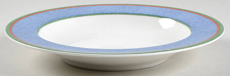 Viva Blue Rim Soup Bowl