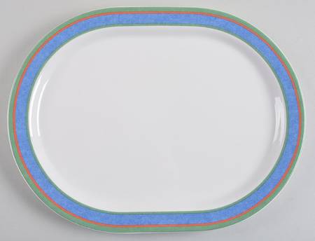 Viva Blue 12" Oval Serving Platter