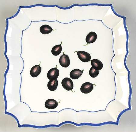 Disappearing Olive Wall Plate