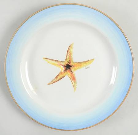 Sea Shell Salad Plate