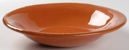 Fantasia Orange 8" Individual Pasta Bowl